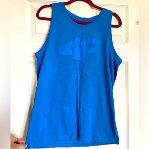 👉🏼NWT👈🏼 Men’s 4F Blue Athletic Muscle Tank